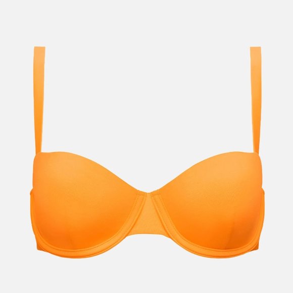 Orange Swim Top - Nectarine - CUUP The Balconette - Picture 1 of 7